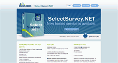 Desktop Screenshot of 4.selectsurvey.net